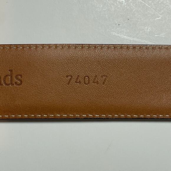 Allen Edmonds Men's Belt – Brown Leather – Size 44 – Style 74047 – Made in USA - Picture 10 of 11
